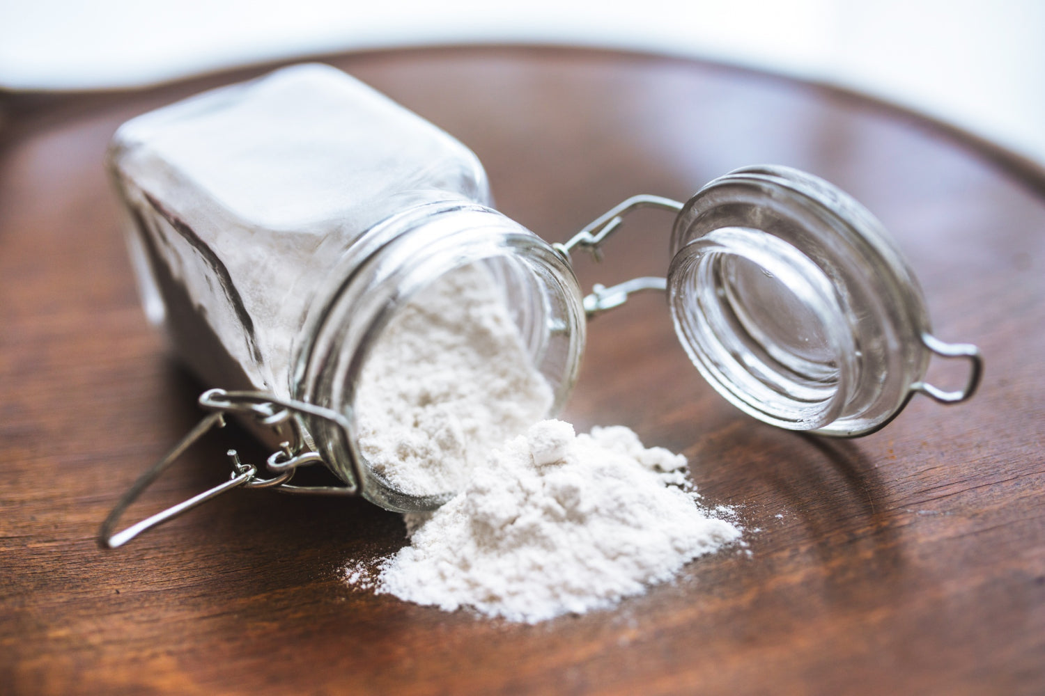 Jar of baking soda