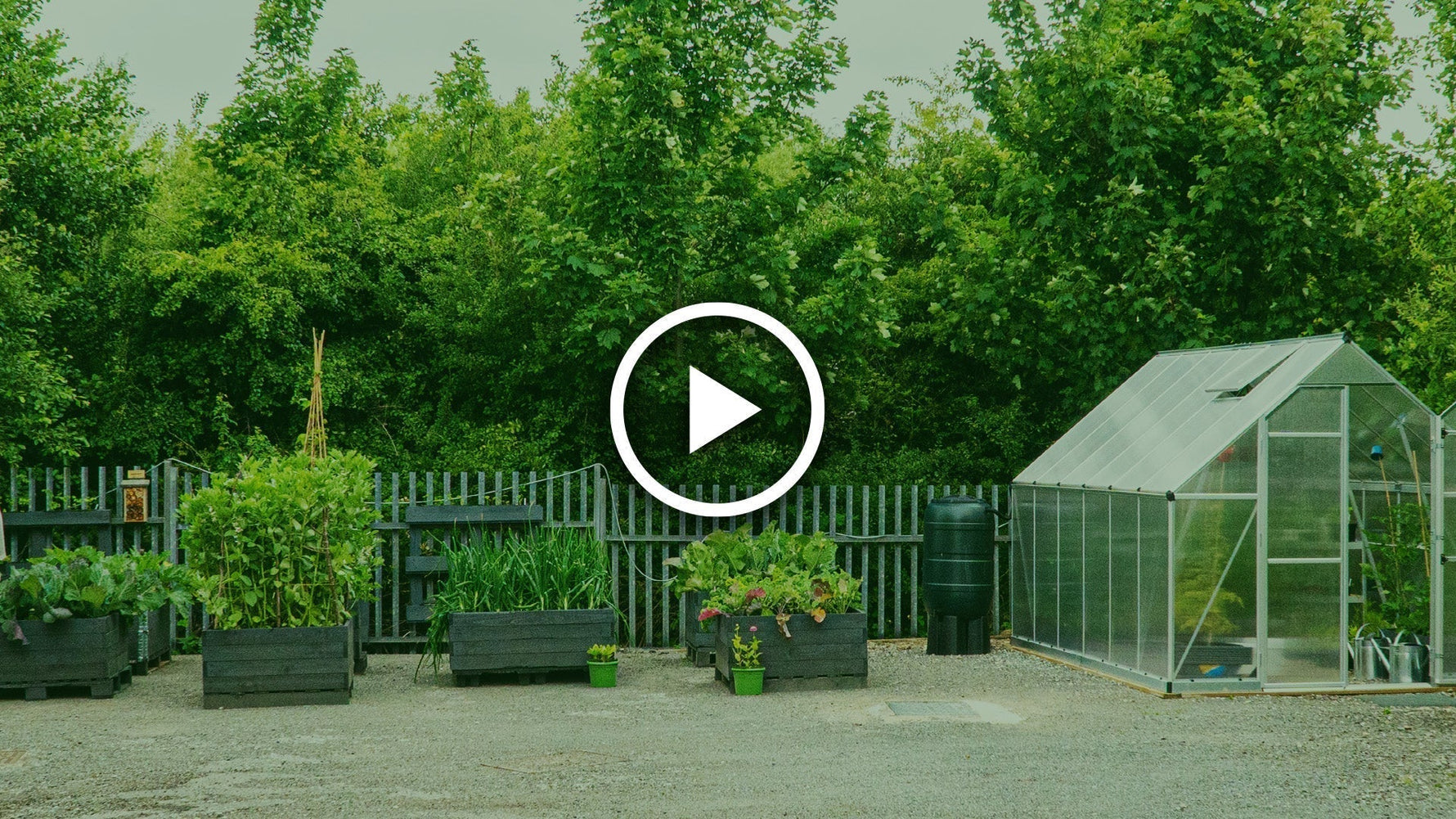 we built a garden in our office car park