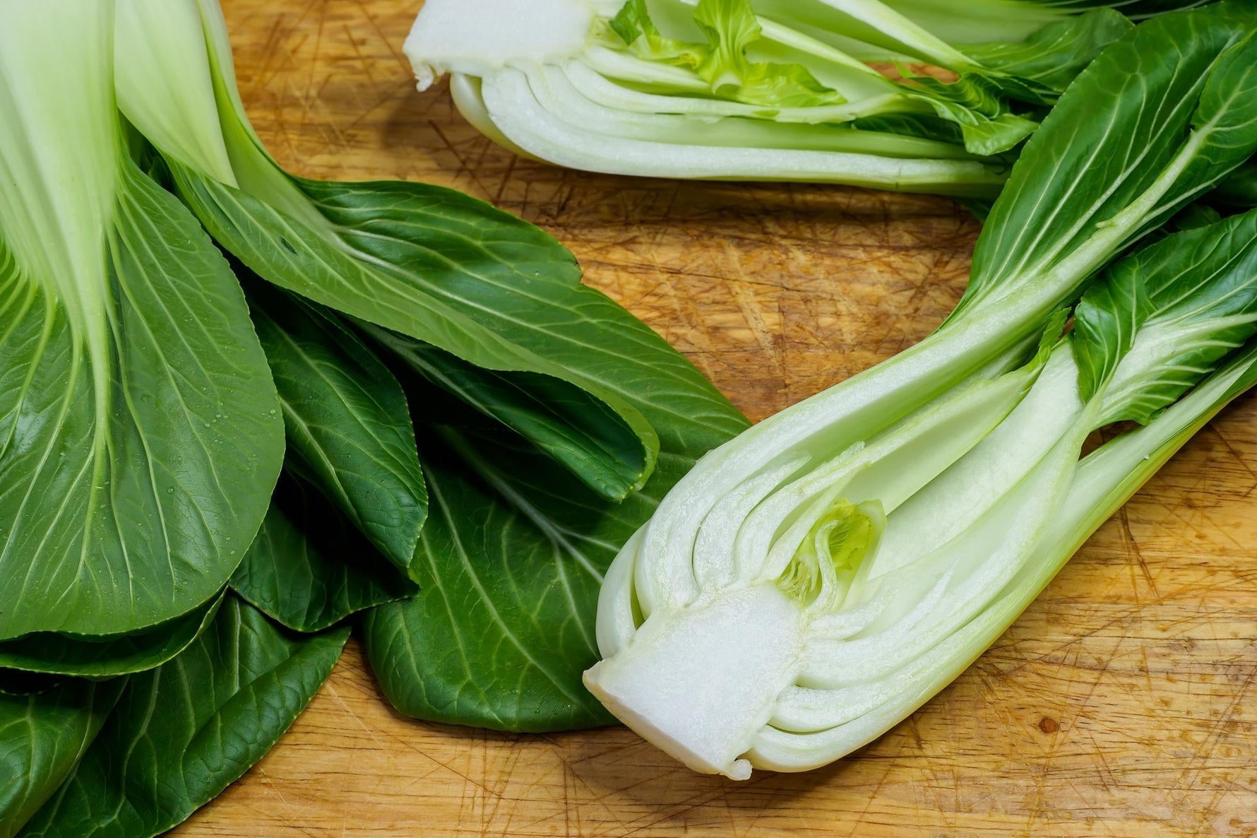 Pak choi cross section
