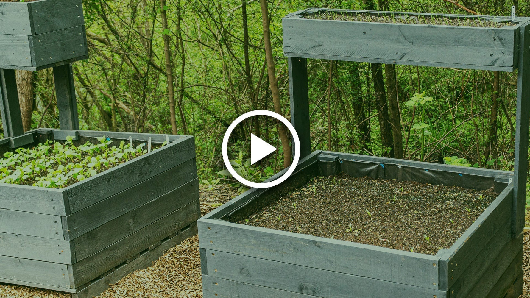 how to build a two tier raised bed