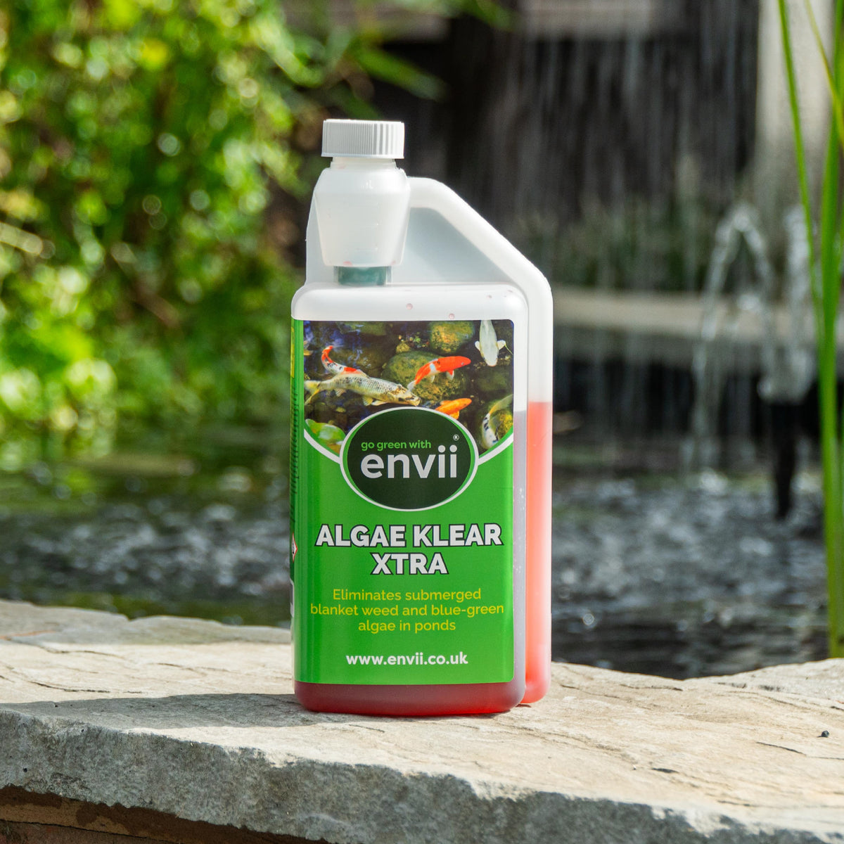 Algae Klear Xtra - Antialghe Rapido Per Laghetti, Agisce Contro Alghe Verdi E Filamentose, 1L Per 20.000 Litri - Foto 8