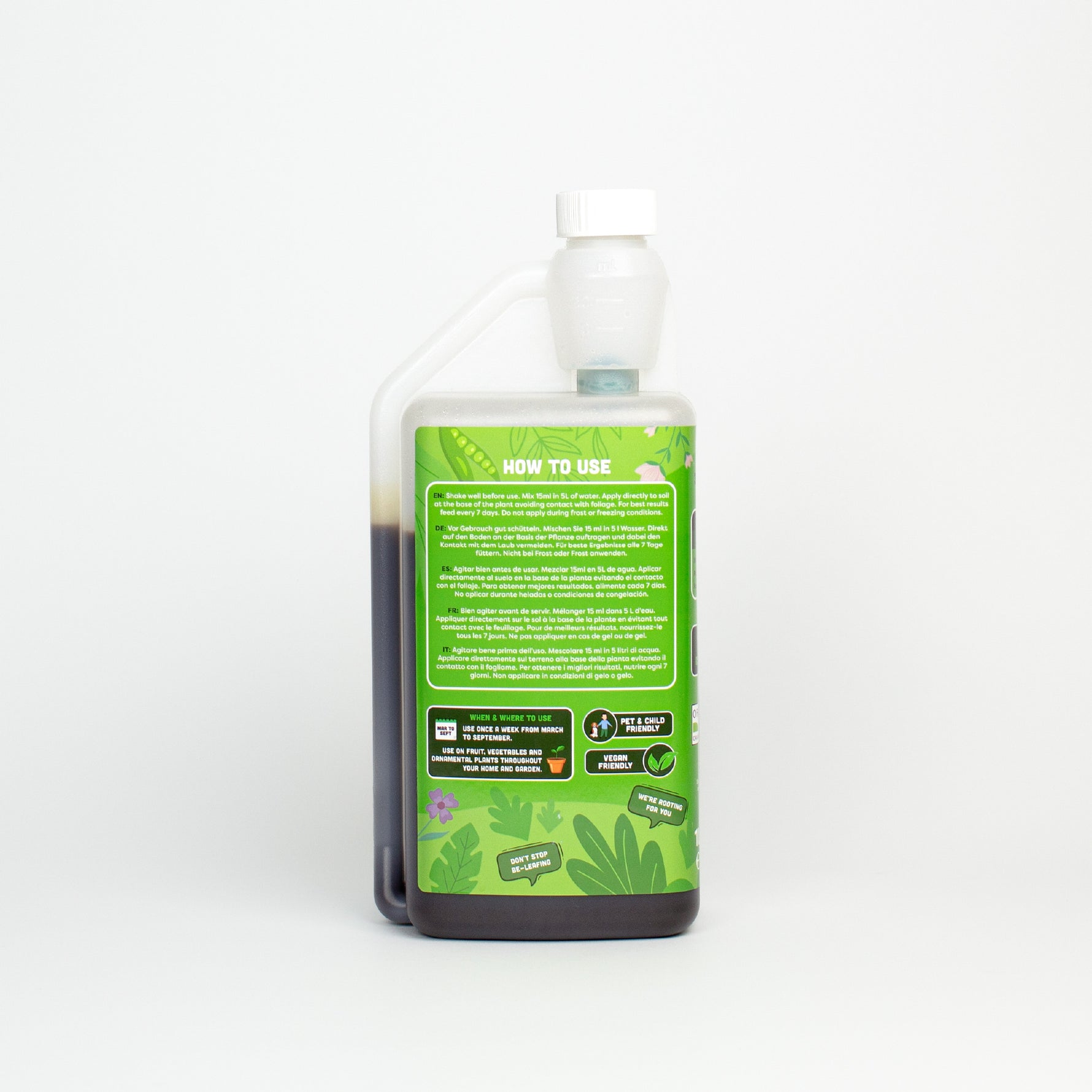vegan organic liquid fertilizer Envii Allgrow