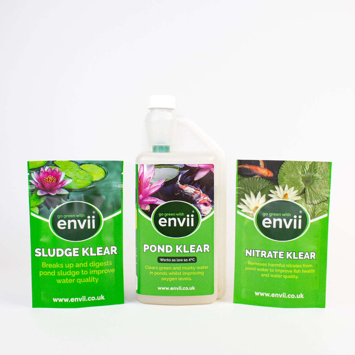 Pond Nitrates Envii Annual Pond Treatment - Clears Green Water, Sludge & Nitrates – envii