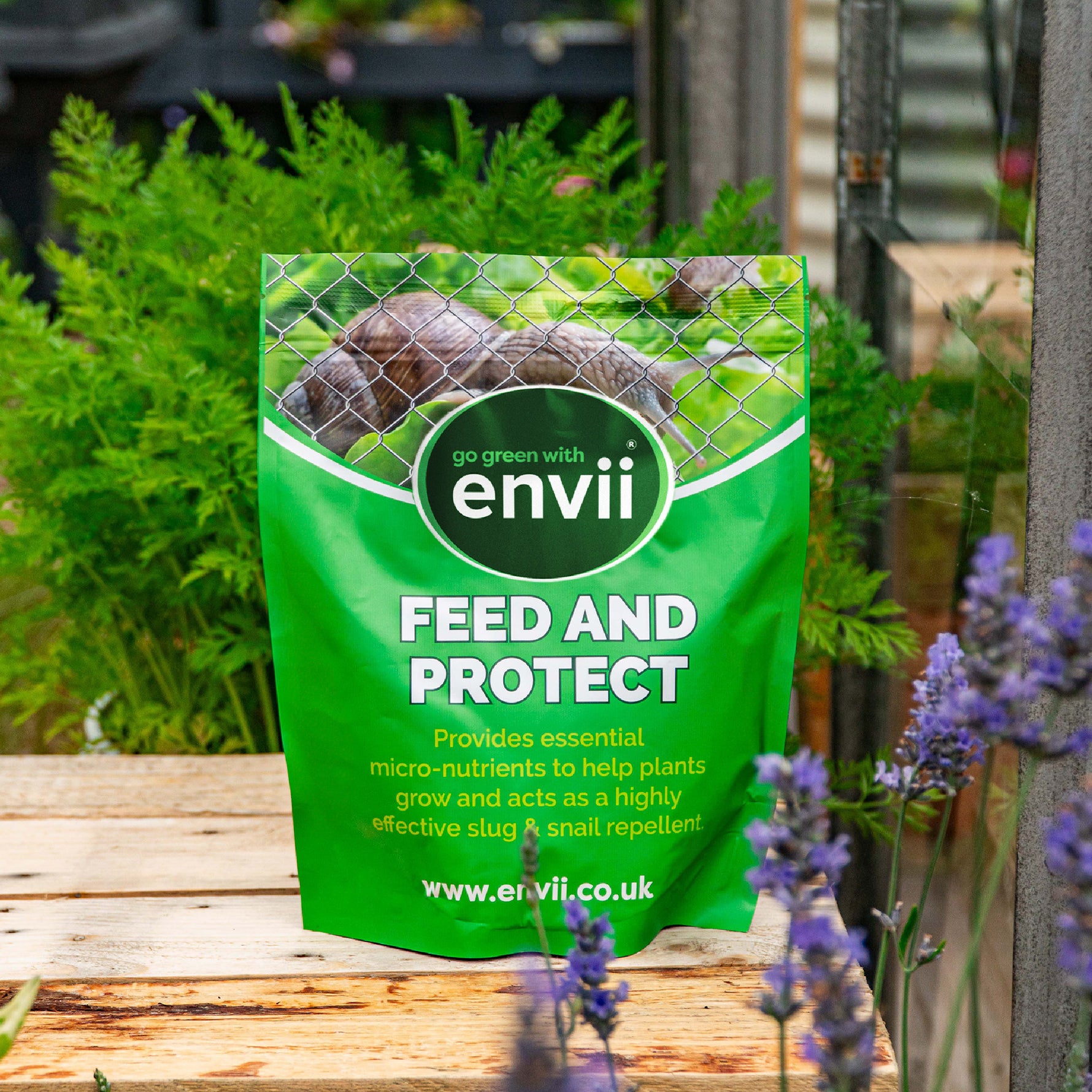 snail safe plant fertilizer Envii Feed and Protect