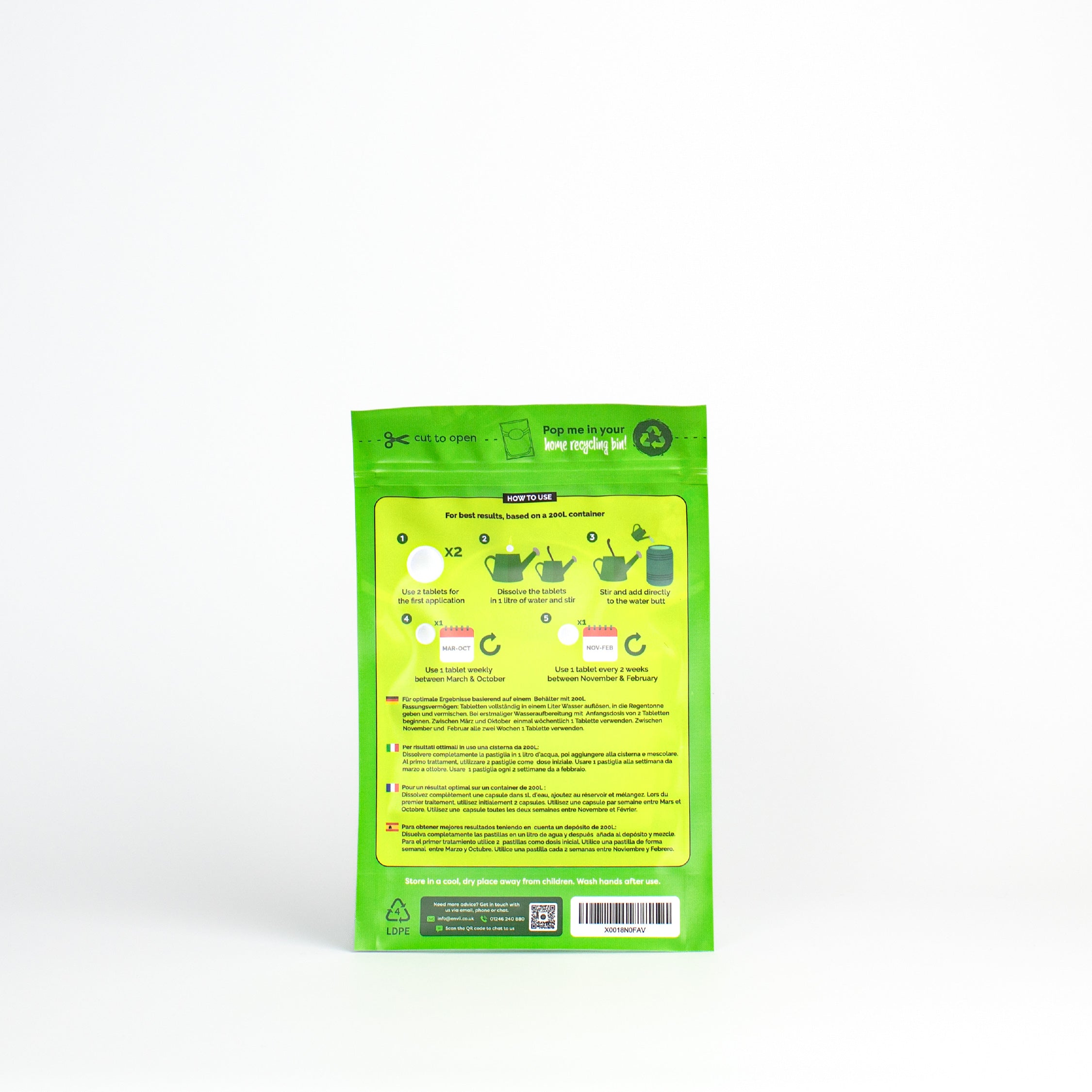 Envii Water Butt Klear - Water Butt Treatment & Plant Feed – envii