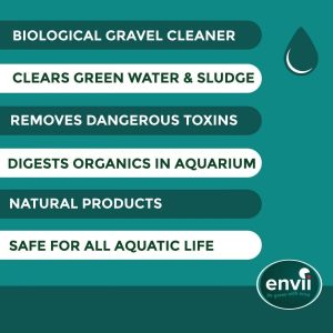 Envii Aquarium Klear features to clear green aquarium water